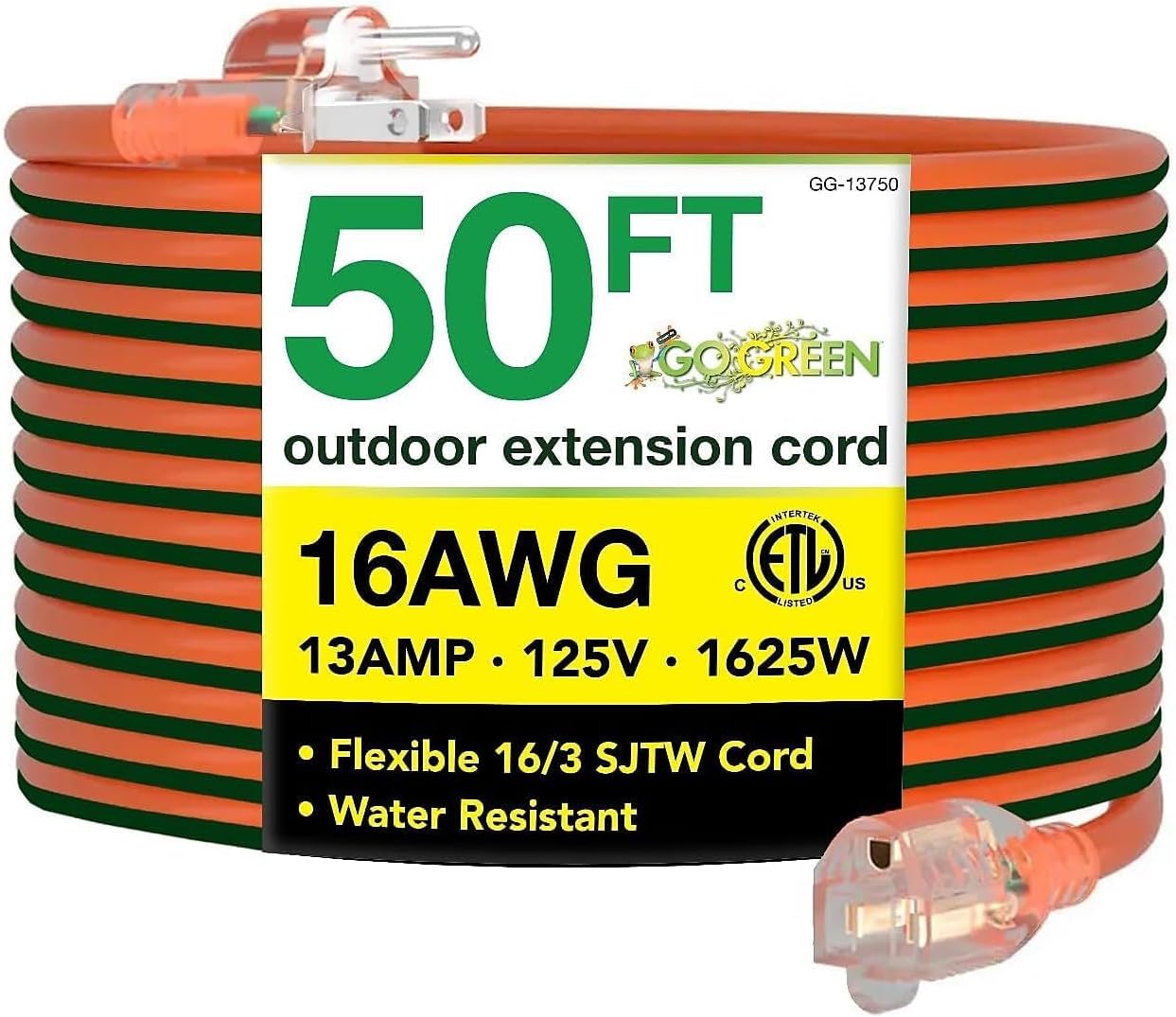 Waterproof Extension Cord (50 ft)